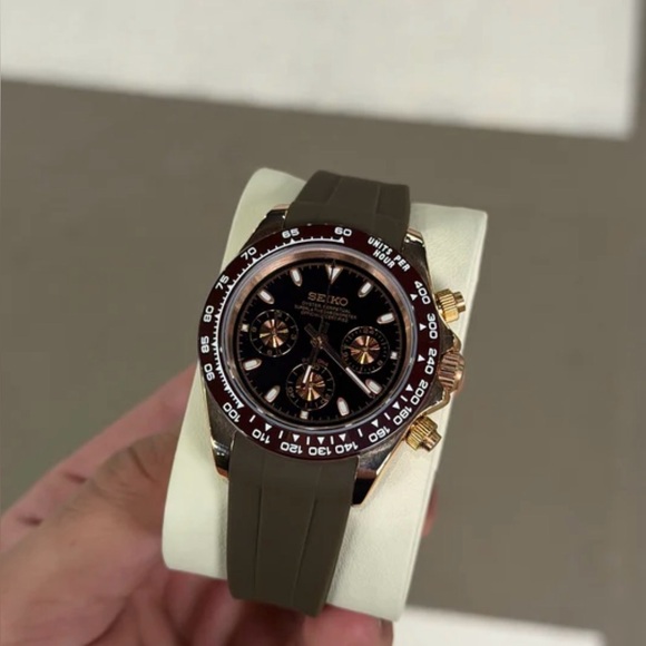 Seiko Other - Seiko Mod: Caramel Mocha Daytona